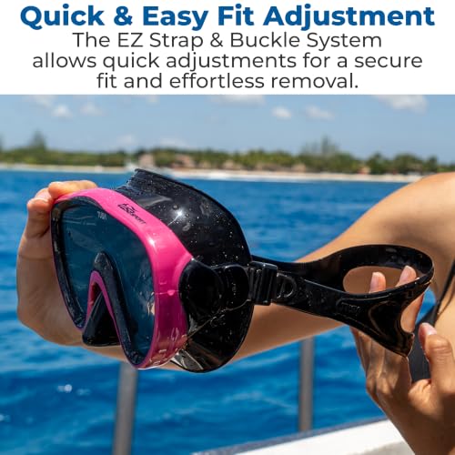 TUSA Sport Adult Serene Mask and Dry Snorkel Combo with Reusable Travel Bag miniatura 4
