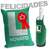 Cojín Verde Novato ó Novata L ( Cojin Broma para el Recien aprobado Carnet de Conducir)