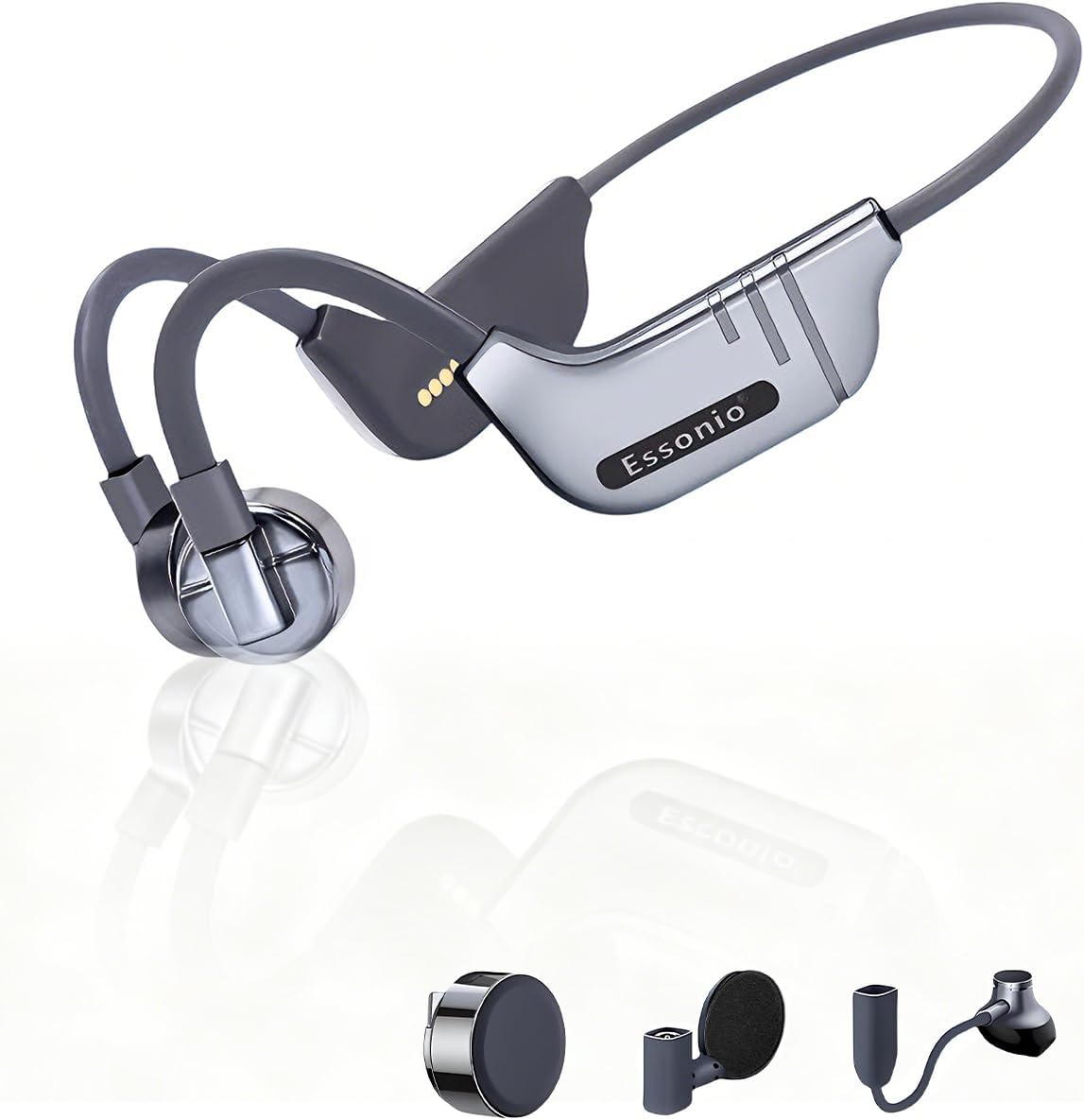 Bone Conduction Headphones Wireless Open Ear Swimming Headphones, 35g Light Comfort IPX8 Waterproof Premium Sound Dual Bluetooth 5.3 Chips 10H Play Clear Call Built-in MP3 Player 32G Memory for Sports