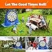 6.5ft Giant Inflatable Golf Dart Board with Air Pump & 20+ Games - Includes Game Manuals, Perfect Inflatable Games for Family Party, Giant Outdoor Yard Games, Backyard Golf Games, Carnival Games