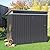 Vongrasig Outdoor Storage Shed, 6 x 4 FT Outside Metal Garden Shed with Window and Lockable Door, Waterproof Tool Shed for Backyard Patio, Lawn and Garden (Dark Gray)