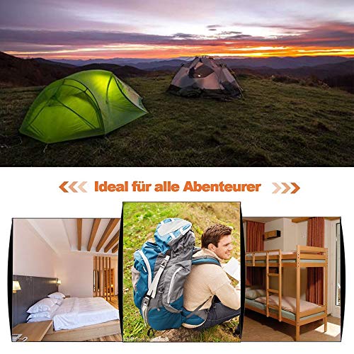 Sacco a pelo antibatterico, traspirante, in