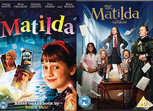 Matilda 2 Film Collection DVD - Matilda DVD / Matilda The Musical DVD - Roald Dahl's Matilda 2 Movie Collection DVD