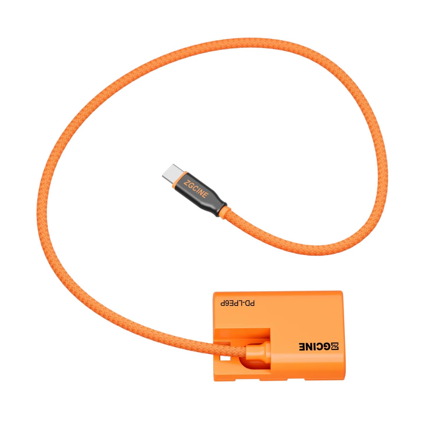 ZGCINE USB-C PD Dummy-Akku do Canon EOS R5 Mark II / R6 Mark II – kompatybilny z LPE6/LPE6P/LPE6NH – stały prąd przez USB-C Power Delivery do produkcji wideo, transmisji na żywo i nagrań długotrwałych
