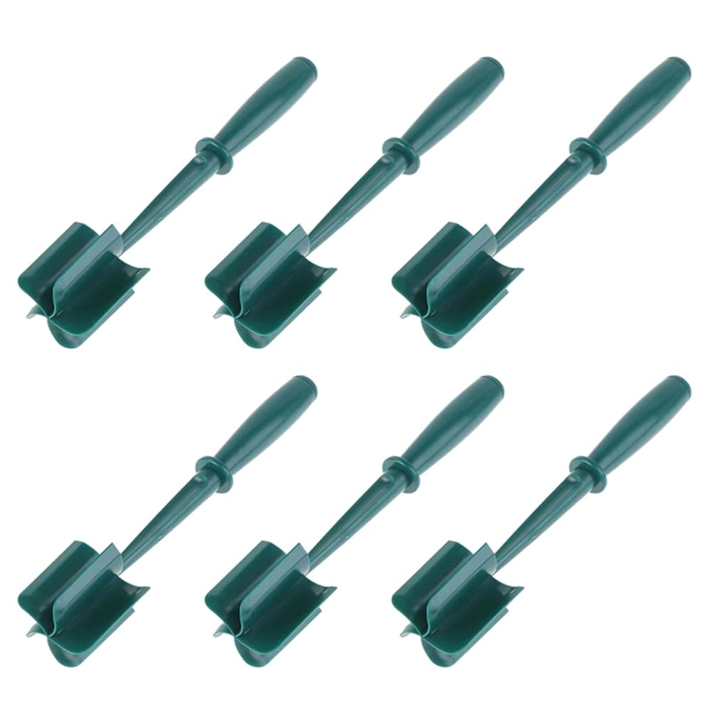 CTRLZS Kitchen Meat Grinder Masher Heat Non-Stick Hamburger Chopper Potato Masher Tool Kitchen Gadgets Green