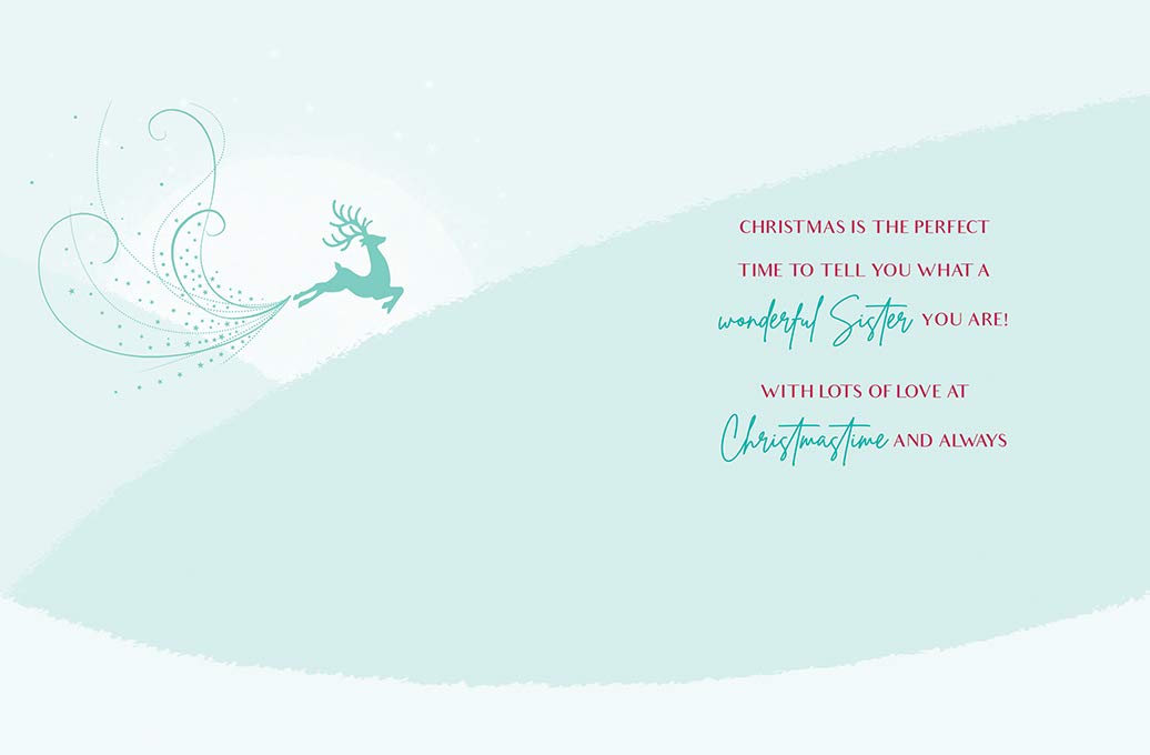 Vntage Chrstmas Card For A Lovely Sster By OldCards On Etsy, $4.00