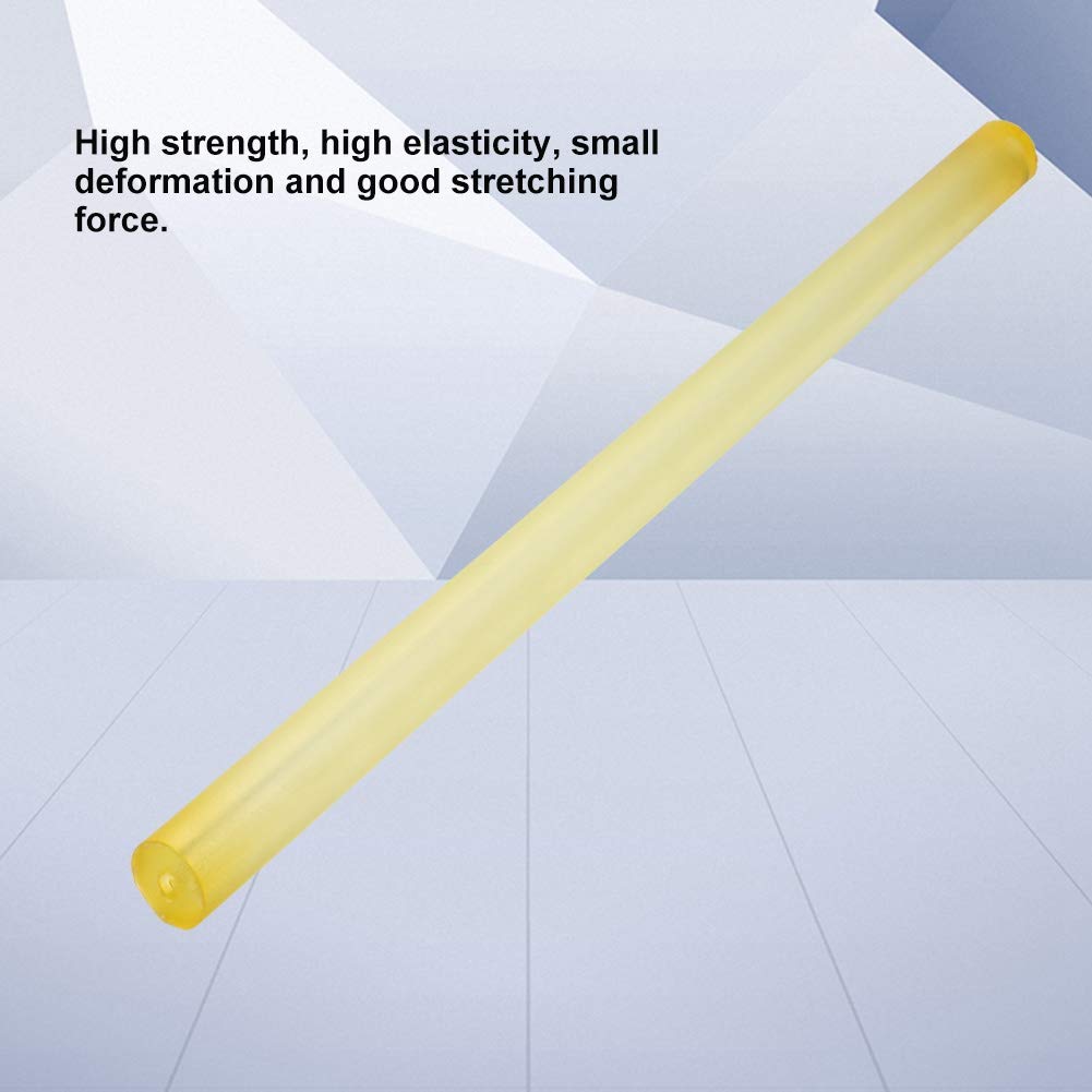tige ronde creuse en polyuréthane, jaune, 20, 40mm, diamètre extérieur, alésage de 8mm, 500mm de Long, ressort de matrice idéal pour les machines (35 * 8 * 500(1pcs))