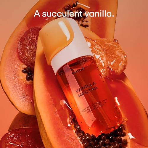 Image of PHLUR Vanilla Nectar Body Mist, 3 Fl Oz - Hair and Body Perfume for Women | Creamy Vanilla Perfume Body Spray with Papaya, Apricot and Honeyed Amber Fragrance