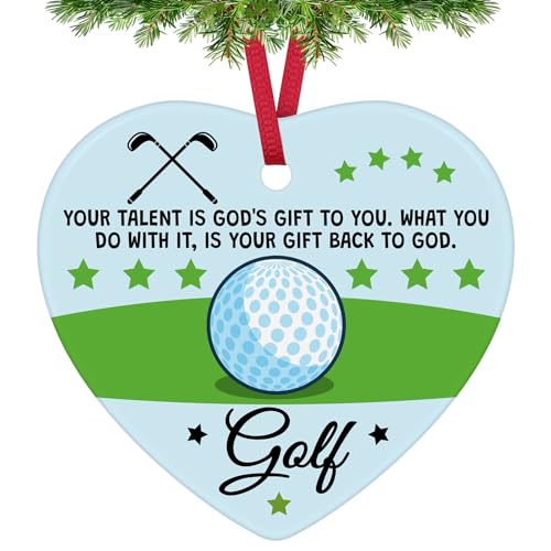 Golf Inspirational Ornaments for Enthusiasts and Fans