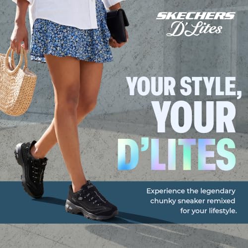 Baskets basses Skechers Baskets d'lites classic remix cuir - vue 6