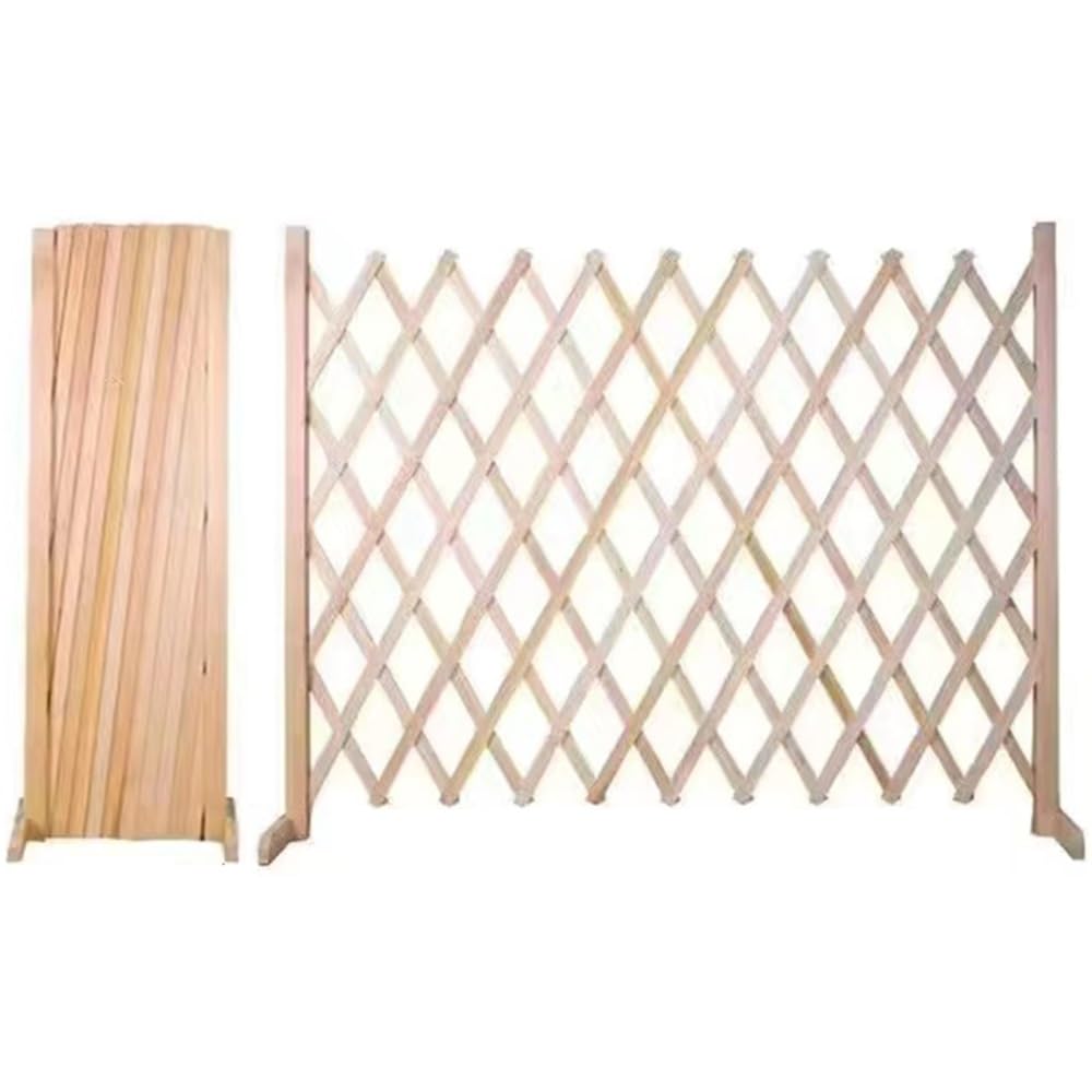 Separador de madera natural extensible para crear un rincón de lectura