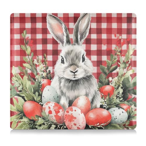 tplaotee Easter Bunny Carrots Eucalyptus Pu Leather Car Registration and Insurance Holder Wallet Accessories Case for Essential Document, Driver License, Cards