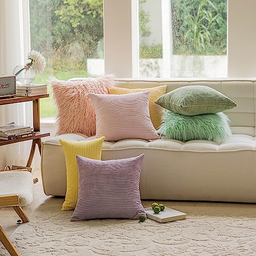 image for Home Brilliant Large Pillow Covers for Sofa Bed Euro Sham Super Soft S