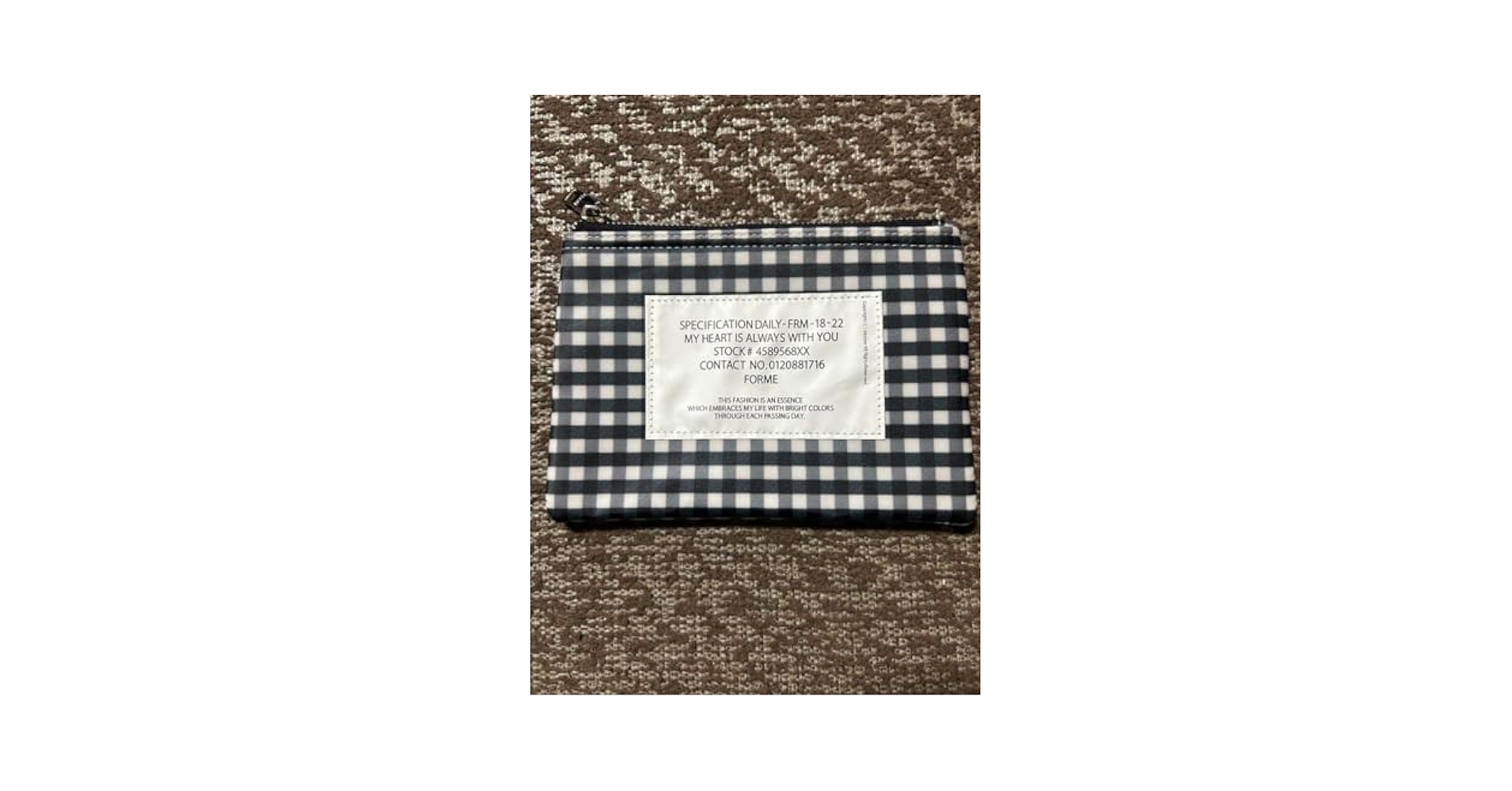 Amazon.co.jp: 東原亜希FORME ノベルティ ギンガムチェック