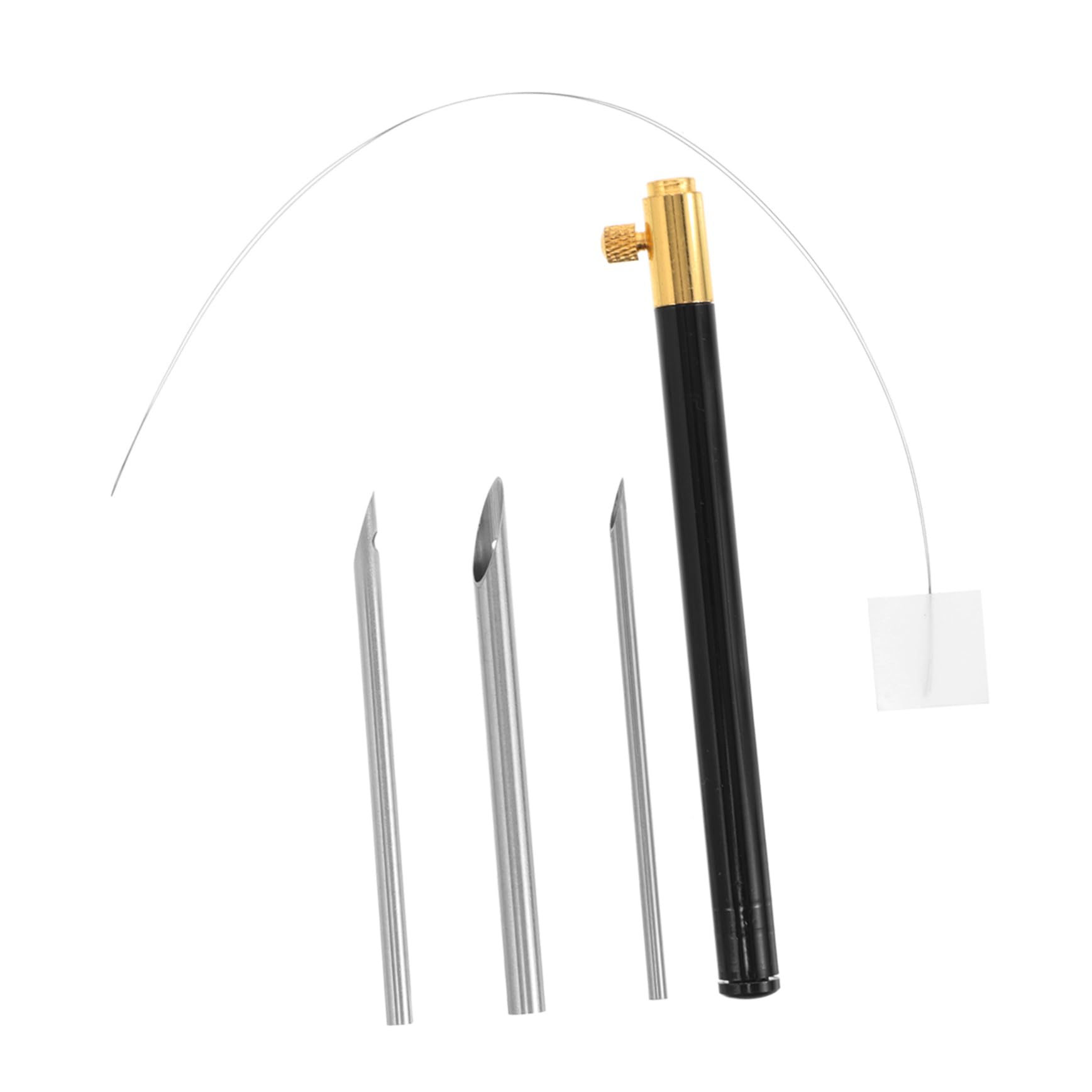 TEHAUX 1Set Versatile DIY Punch Needle Set Interchangeable Needles for Embroidery Projects Compact Tool for Beginners Hobbyists for Crafting Stunning Designs The Go