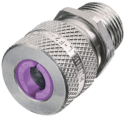 Hubbell SHC1042 Kellems Wire Management Cord Connectors, Straight Male, Aluminum, 1