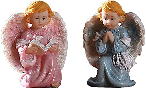 Figurine Ange gardien et ailes de prière pour apporter harmonie et sérénité au foyer