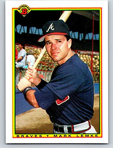 1990 Bowman 11 Mark Lemke Atlanta Braves Official MLB Baseball Trading Card in Raw (NM or Better) Condition