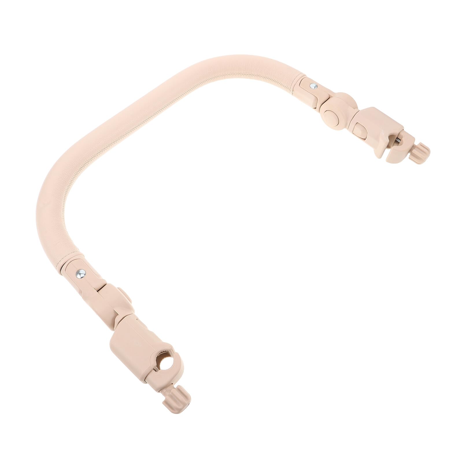 SHOWERORO Poignée Allongée pour Poussette Bébé Accoudoir Réglable Couleur Écru Accessoire de Sécurité Robuste Compatible Poussettes Barre Transversale Confort et Protection Optimale pour