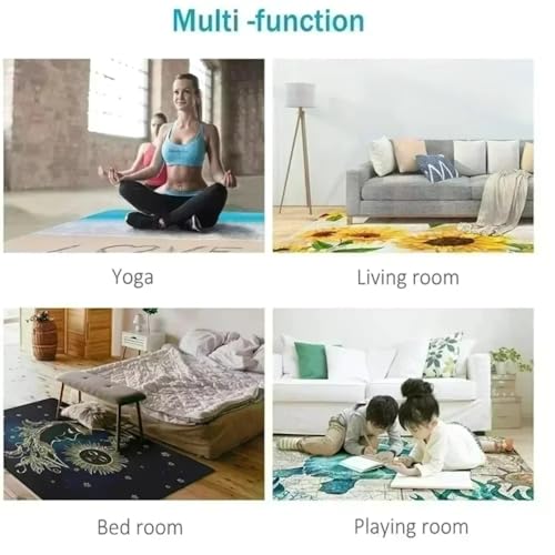 Tapis antidérapant magma 3D lavable pour sécuriser et décorer une chambre d'enfant - 7