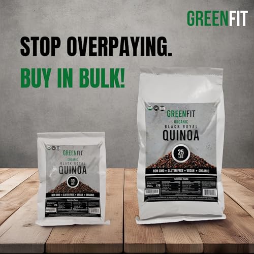 image for Royal Organic Black Quinoa | OA Quinoa Now Greenfit | Non-GMO, Gluten-