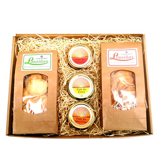Estuche de patés de marisco