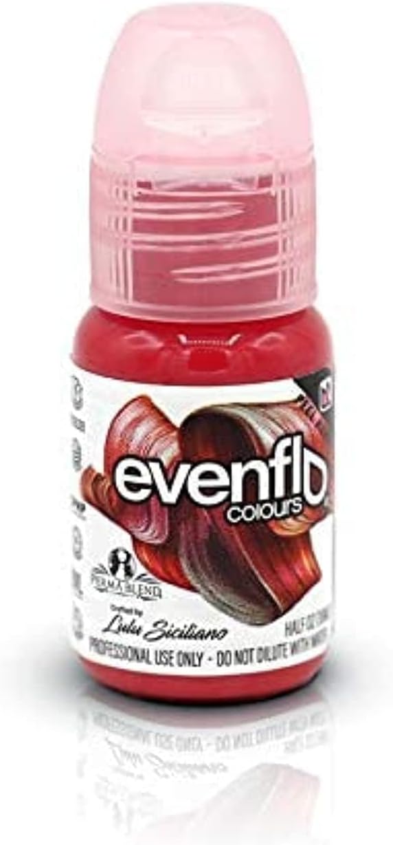 Evenflo Colours Permanent Makeup for Lips, Used For all Permanent Makeup Procedures, Professional Cosmetic Pigment - LuLu’s Rose, 0.5 oz