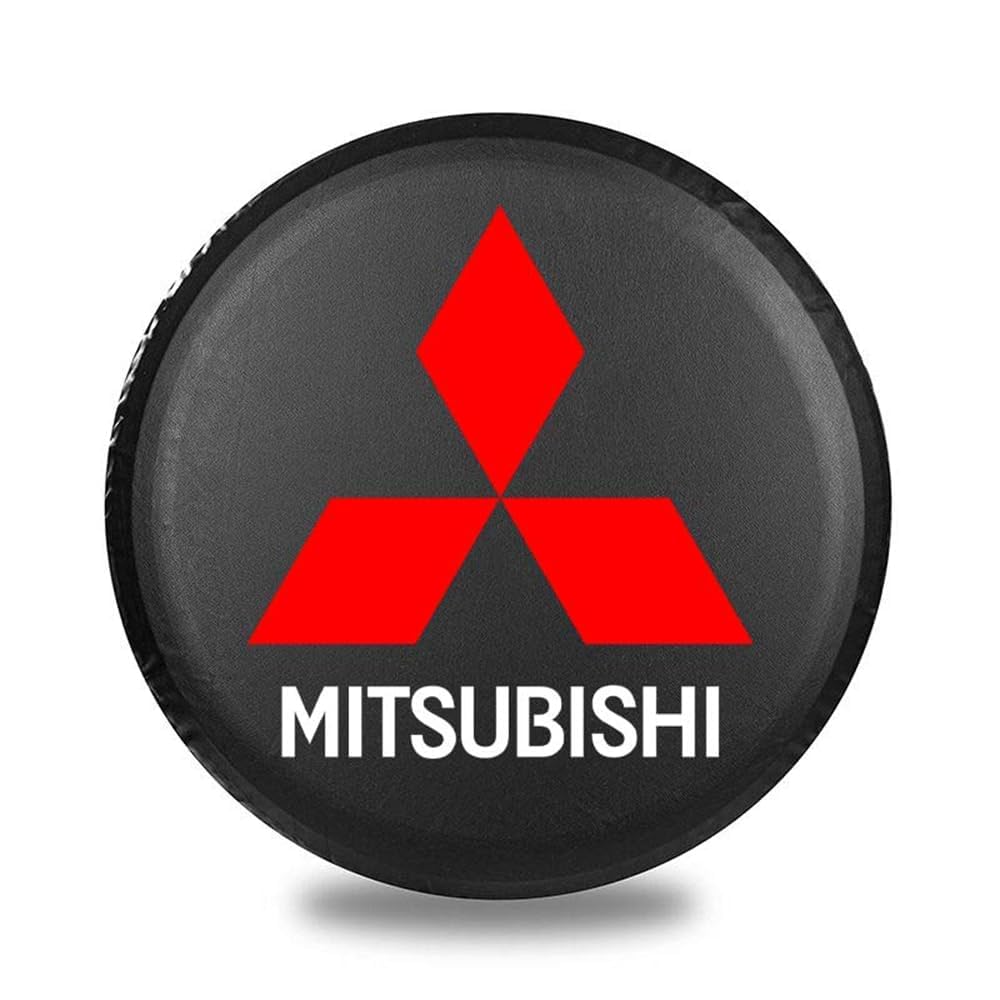 Copertura Ruota di Scorta per Mitsubishi Pajero Sport 2011-2017, Copertura Pneumatico Impermeabile Protettiva per Pneumatico Accessori Esterni per Auto,A-16inch