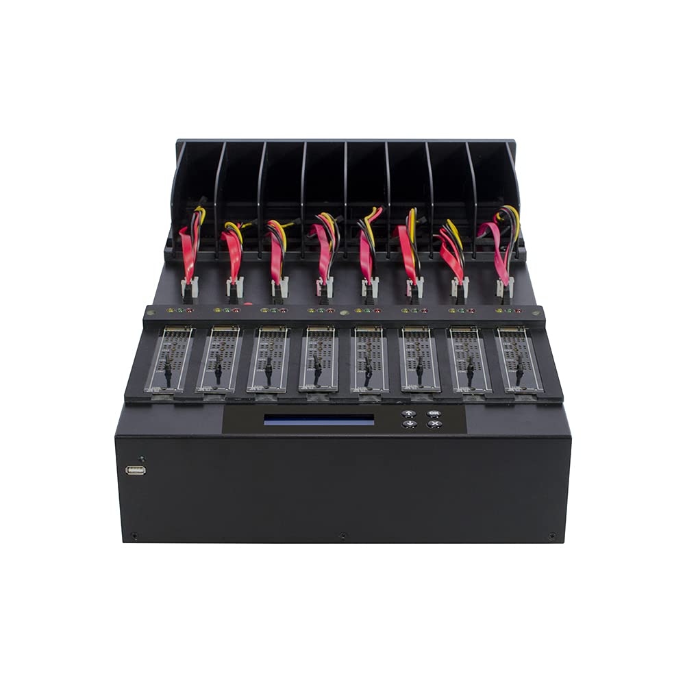 Systor 1 to 7 M.2 SATA &amp; M.2 NVMe Duplicator - 18GB/Min - SYSNVME-XW307