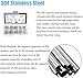 DYWISHKEY 310 Pieces M2 x 4mm/6mm/8mm/10mm/12mm/16mm/20mm, Stainless Steel 304 Hex Button Head Cap Bolts Screws Nuts Kit with Hex Wrench