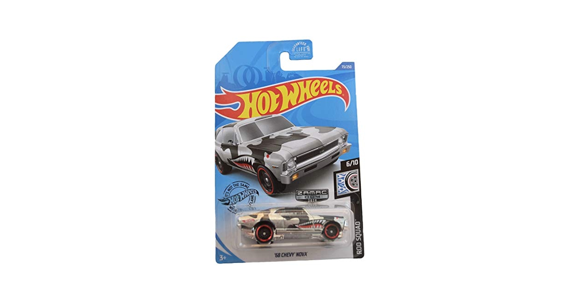 ホットウィール ★ 68 CHEVY NOVA ★ ZAMAC ★ ６台 Amazon.com: Hot Wheels Zamac '68 Chevy Nova 73/250, Rod