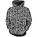 OUTDQSAFE - Felpa con cappuccio da uomo e donna, stampa 3D, casual, con cappuccio Felpa con cappuccio. S