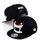 KitMax (TM) Fashion Unisex Personalized Big Tooth Vampire Hip Hop Outdoor Sport Baseball Snapback Sun Caps Hats