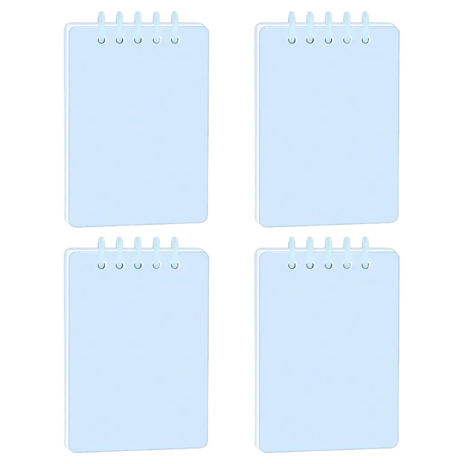 4Pcs Twin-Wire Binding Notepads 160Pages Lined Pocket Notepads Wirebound Writing Pad Small Notebook for Writing Drawing