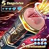 Sex Spielzeug Taschenmuschi Masturbieren für die Männer Elektrisch Solo - Sexspielzeug Masturbator Penispumpe Toyset für Man Handfrei, Sex Muschi Pussy Toys Masturbatoren mit 5 Saugen & 9 Vibrieren #2