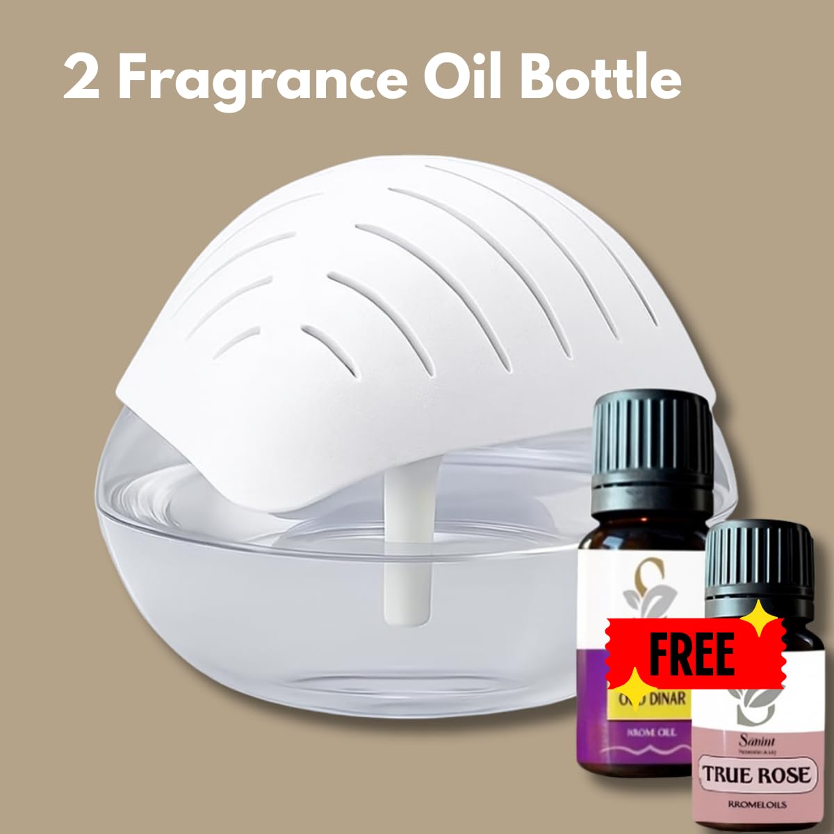 Ssanvi 3-in-1 Air Purifier, Aroma Diffuser & Humidifier – 500mL Large Tank with Free Essential Oil | Quiet Operation, Removes Dust & Odour, Spreads Fresh Aroma – Perfect for Home, Office & Car 1