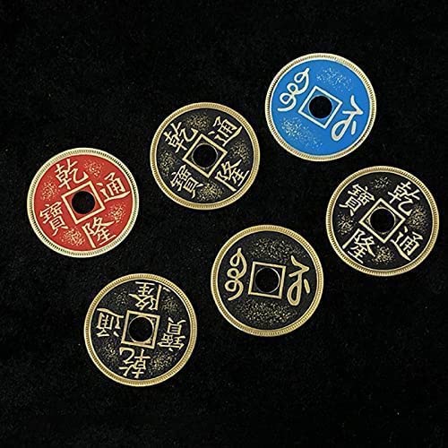 MOMOMAGE Phantom of Chinese Coins 2.0 Magic Tricks Coins Appear Color Change Magic Magician Close up Illusions Gimmicks Mentalism Props