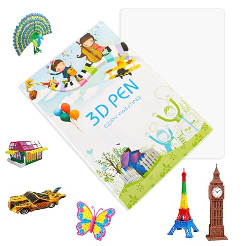 Libro de dibujo con impresión 3D plantillas de bolígrafo 3D