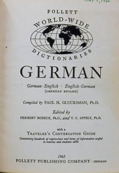 Hardcover GERMAN DICTIONARY Book