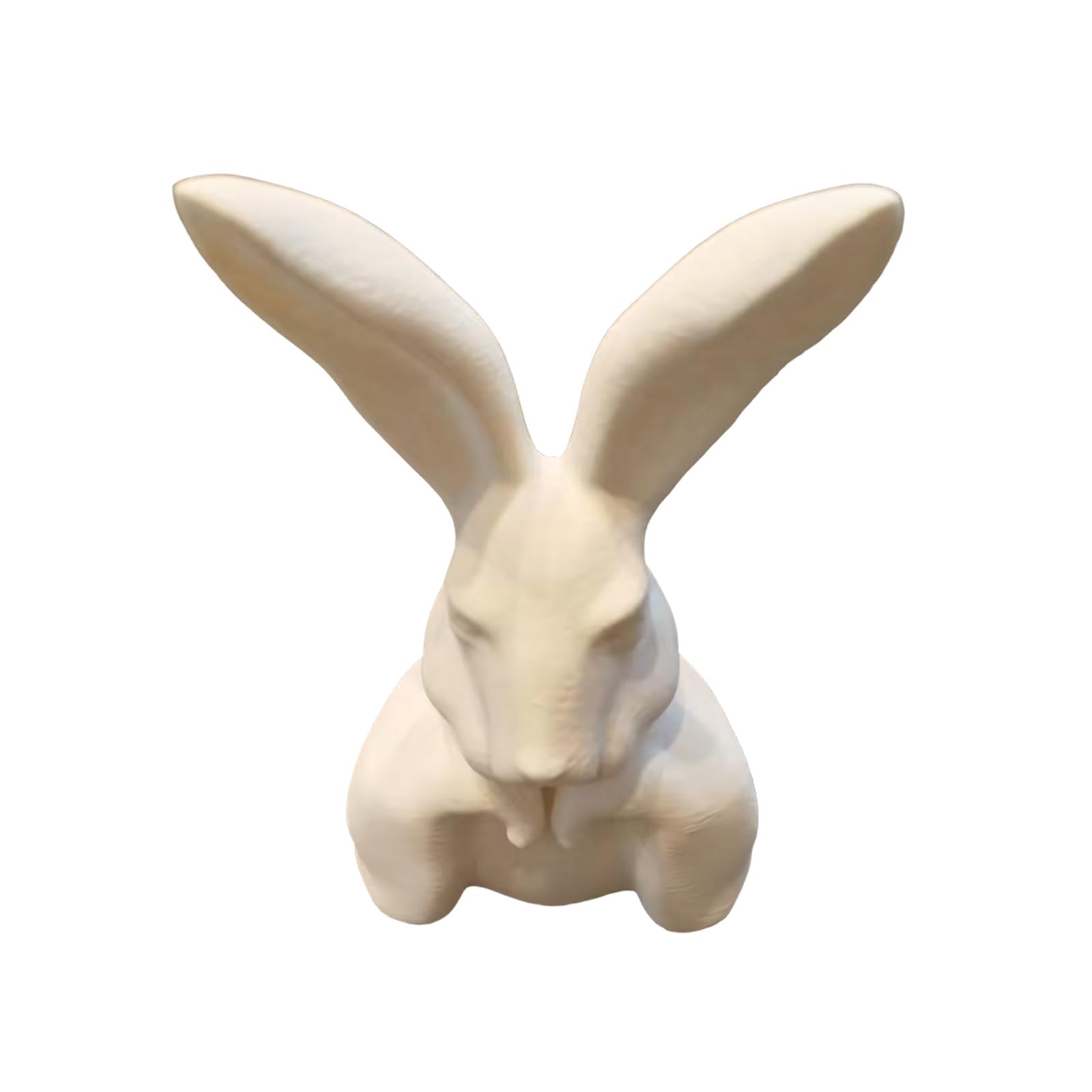 Xjdzineq Modern Rabbits Statue for Mantel and Bookshelf Modern Sculpture Deck