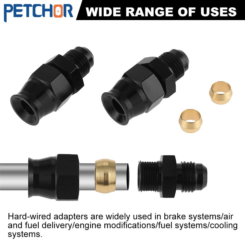 5/16 Male Sae 45 Flare Sealing Plug Fitting Natural Gas Propane Oil Hvac Rv Fuel