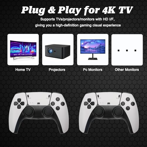 Hikonia M15 Retro Game Console With 20000 Games,Plug & Play Video Game Console 23 Emulators Classic Games,4K Hdmi Output thumb #2