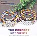 AICase for BTS Merch Gifts Toys Inspired Bracelets Birthday Decorations 7 Pcs Stackable Stretch Beaded Friendship Bracelets Costume Cosplay Merchandise Gifts for Fans Women Christmas Stocking