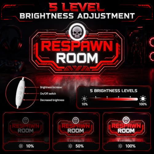 Image of Gaming Zone Neon Sign,Game Zone Neon Sign for Teens Gamer Room Decor