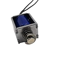 Vista 7 de 2PCS DC 3V 2.8Ω Mini Push Pull Electroimán lineal de 0.197 in Carrera Actuador de marco abierto eléctrico DC imán solenoide