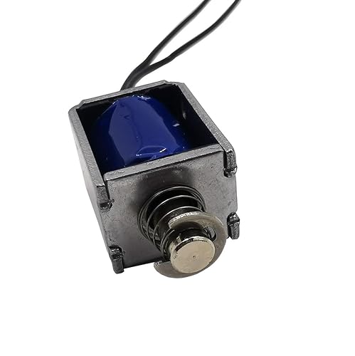 Miniatura 7 de 2PCS DC 3V 2.8 Mini Push Pull Electroimán lineal de 0.197 in Carrera Actuador de marco abierto eléctrico DC imán solenoide