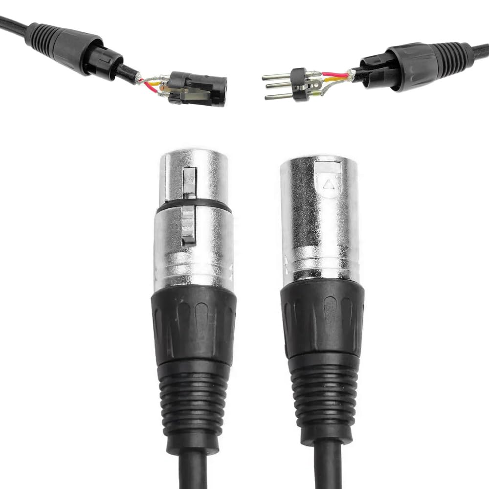 Microphono XLR ""Mic"" Schermato 10 Piedi - Cavo Di Estensione - Foto 2