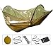 Produktbild LJJOO Camping Hammock Camping Swing Beds, Hängeaußen Reisen Camping Hänge Hammock Moskitonetz Licht Folding Tragbare einfach einzurichten (260 * 140 cm) (Size : 260 * 140cm)