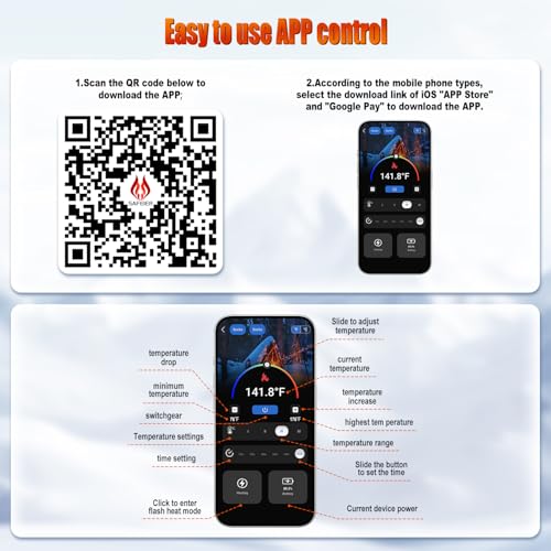 Lvtftad Heated Socks App Control For Men Women thumb #4