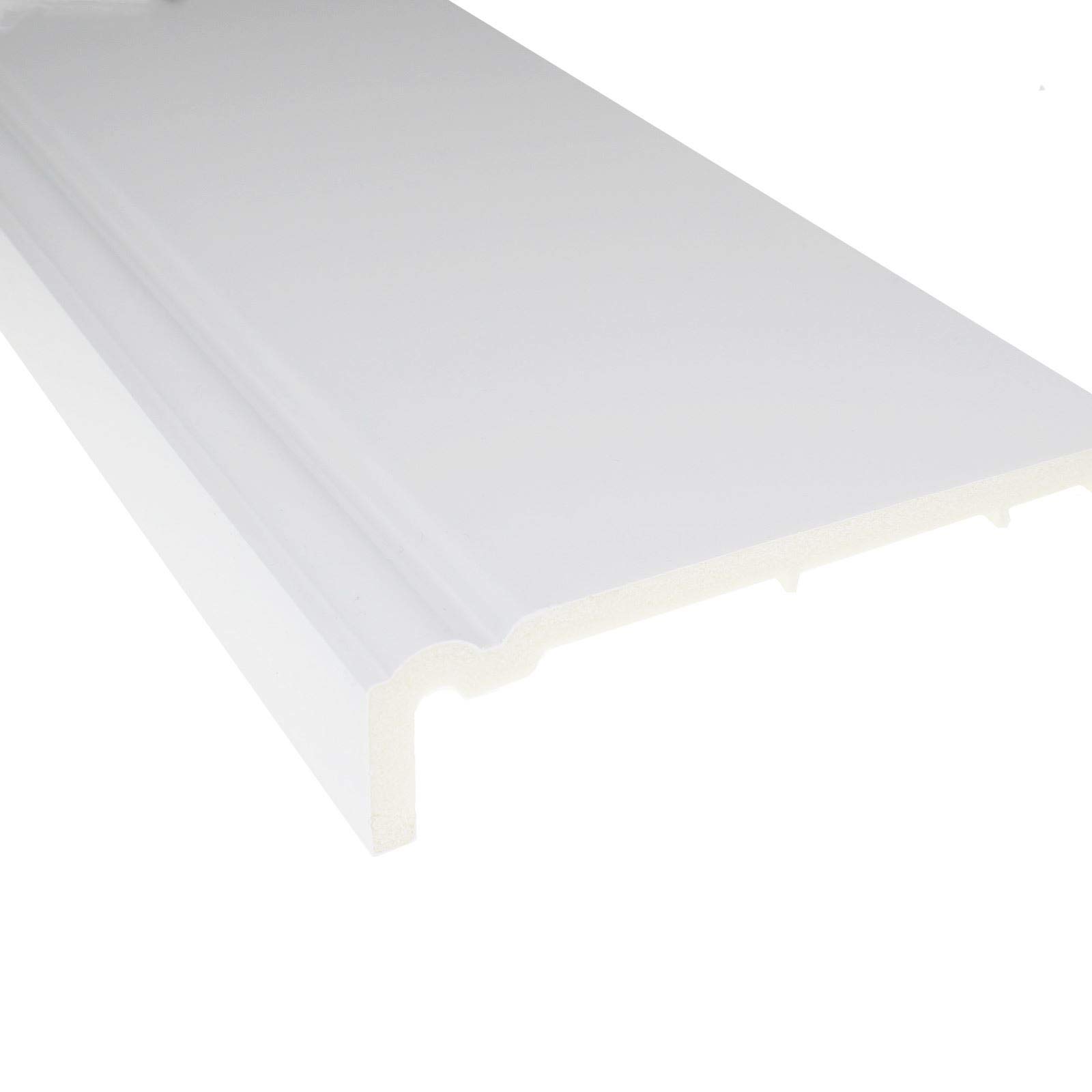Eurocell White 150Mm Upvc Ogee Fascia Capping 9Mm 5M Length Cellular Foam Board Plastic Pvc